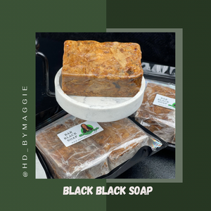 Black Soap Bar (2pk)